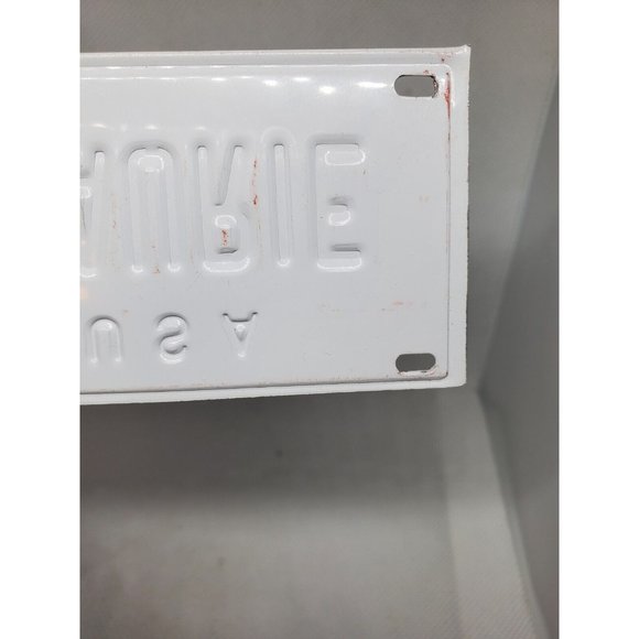 U.S.A Laurie Personalized White Red Collectible Mini License Bicycle Bike Plate - Picture 6 of 8